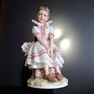 Vintage Lefton Becky Thatcher KW20424 7" Good Condtion